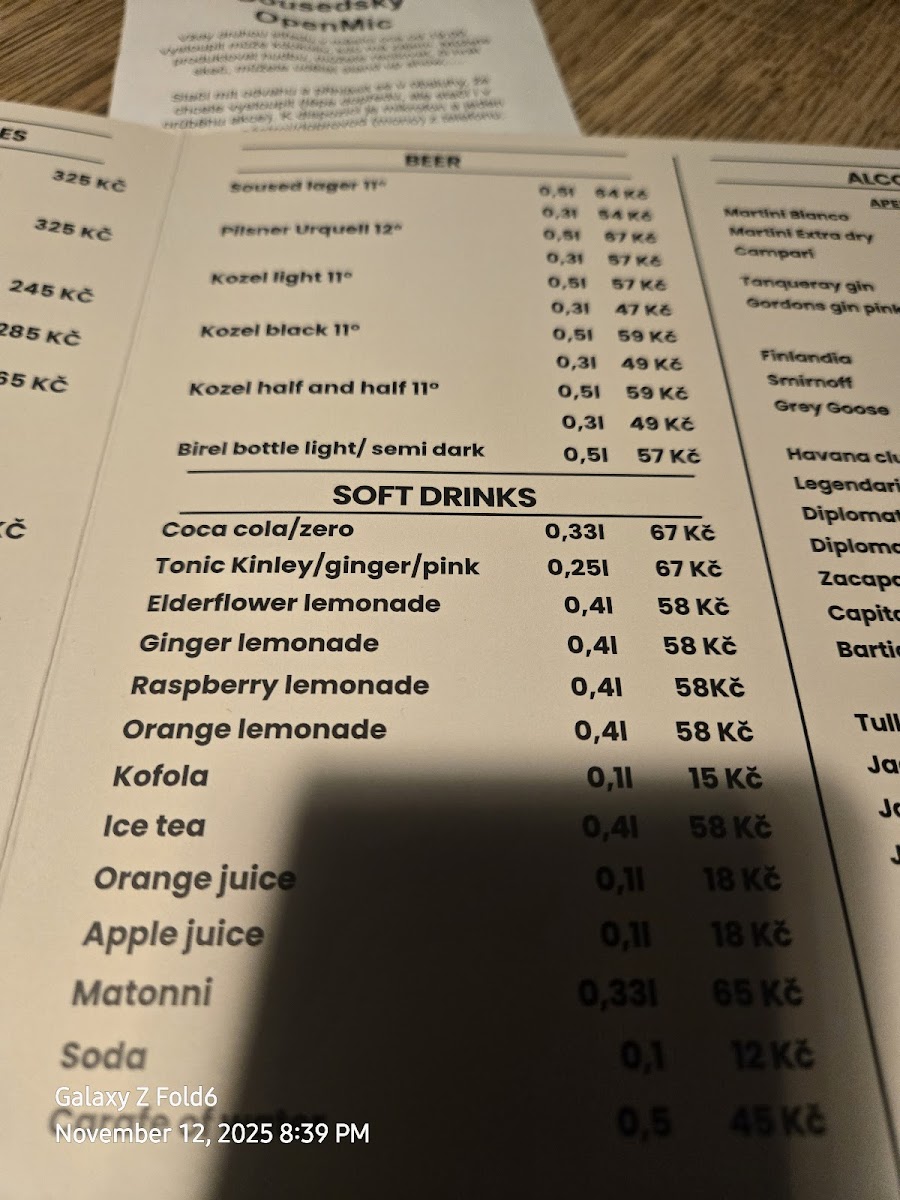 Menu U Sousedů Na Kavalírce-2